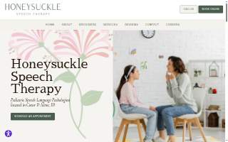 Honeysuckle Speech Therapy website
