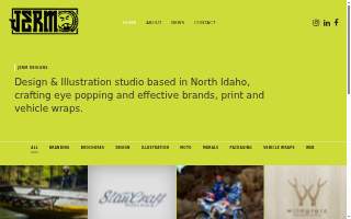 Jerm Designs website