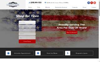 Liberty Tire website