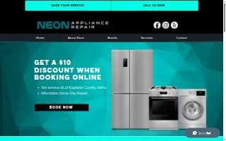 Neon Appliance Repair website