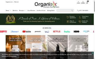 Organix Pest Control website