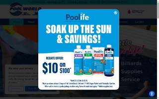 Pool World - Coeur d'Alene website