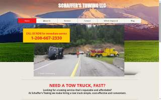 Schaffers Towing LLC website
