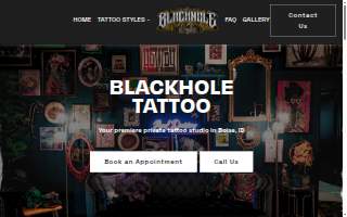 Blackhole Tattoo and Art website