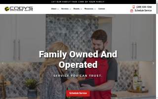 Cody's Appliance Repair website