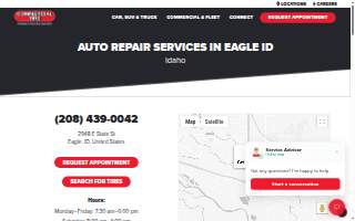 Commercial Tire of Eagle website