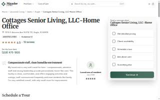 Cottages Senior Living, LLC-Home Office website
