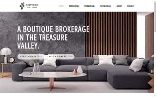 Fervent Real Estate website