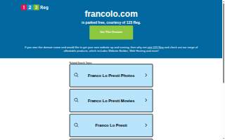 Franco Legal, PLLC website