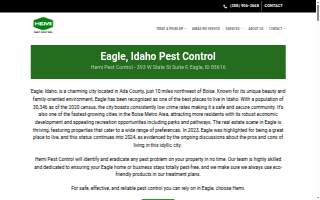 HEMI Pest Control website