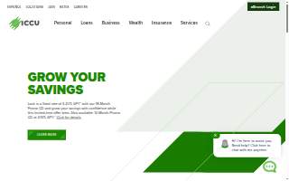 ICCU Credit Union website