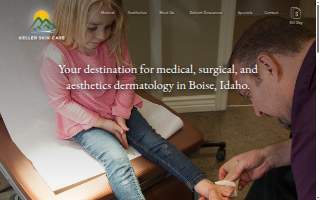 Keller Skin Care website