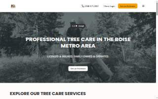 OL' BOI Tree Service website