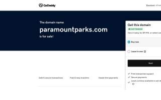 Paramount Parks At Eagle website