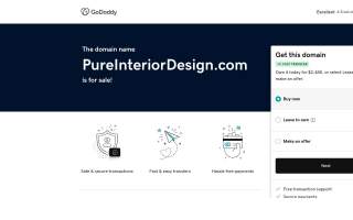 pure interior design website