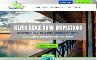 Silver Ridge Home Inspections of Eagle website