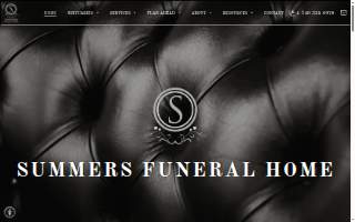 Summers Funeral Homes website