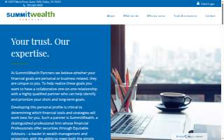 Summit Wealth & Retirement Partners website