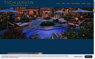 Tech Driven Theater and Automation website