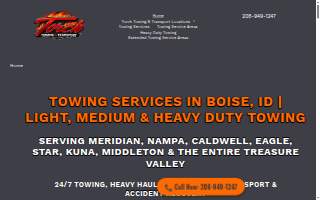 Torch Towing and Transport LLC of Eagle website