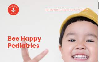 Bee Happy Pediatrics website