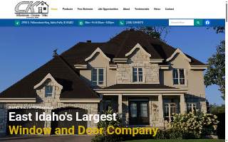 CK's Window Installation & Doors website