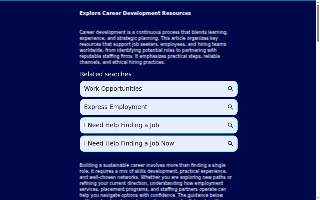 Express Employment Professionals website