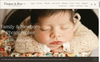 Expressions by Aimee Photography website