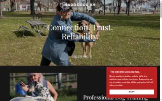 Hardcorr K9 website