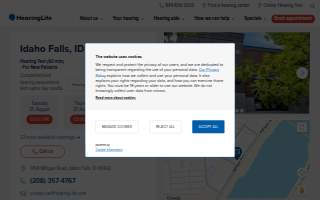 HearingLife of Idaho Falls website