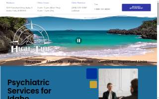 High Tide Psychiatry website