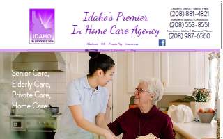Idaho In Home Care website