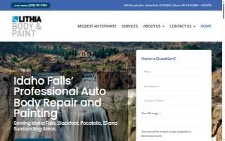 Lithia Ford Idaho Falls Collision Repair website