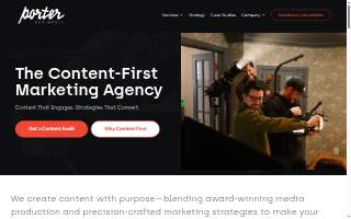 Porter Pro Media website