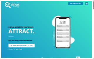 Strive Marketing website