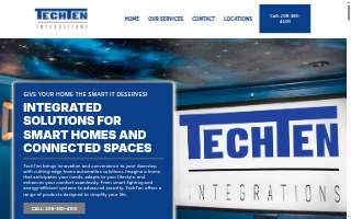 TechTen Integrations website