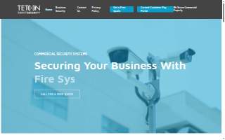 Teton Smart Security website
