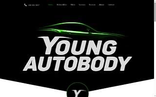 Young Auto Body Inc website