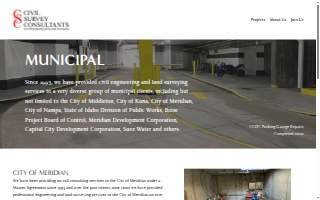 Civil Survey Consultants of Kuna website