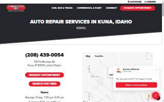 Commercial Tire of Kuna website