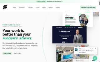 Fierce Island Creative website