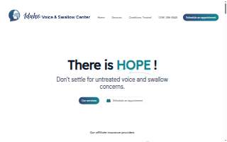 Idaho Voice and Swallow Center website