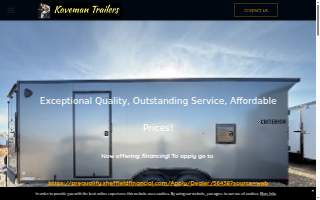 Kaveman Trailers website