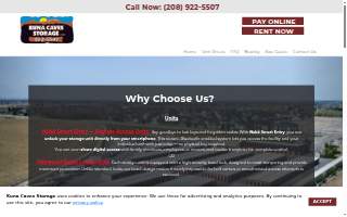 Kuna Caves Storage website