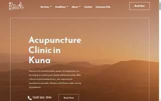 Kuna Wellness and Acupuncture website