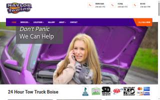 Naylor Towing Boise of Kuna website