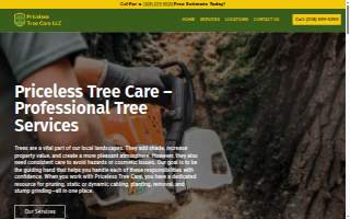 Priceless Tree Care LLC website