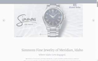 Simmons Fine Jewelry of Kuna website