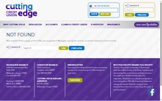 Cutting Edge Federal Credit Union - Lewiston Branch website