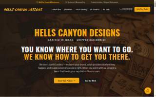 Hells Canyon Designs website